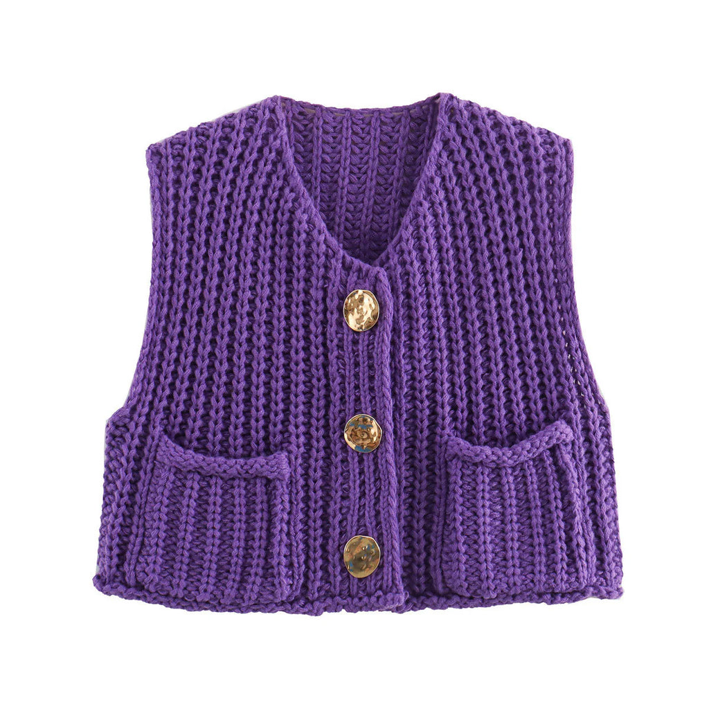 Madelin - Gilet En Grosse Maille Texturée