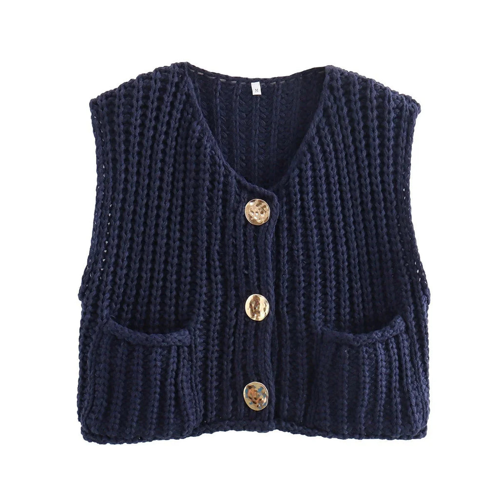 Madelin - Gilet En Grosse Maille Texturée