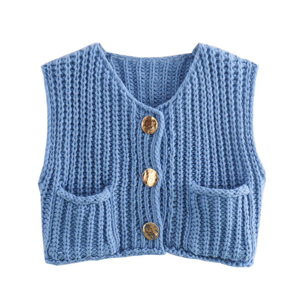 Madelin - Gilet En Grosse Maille Texturée